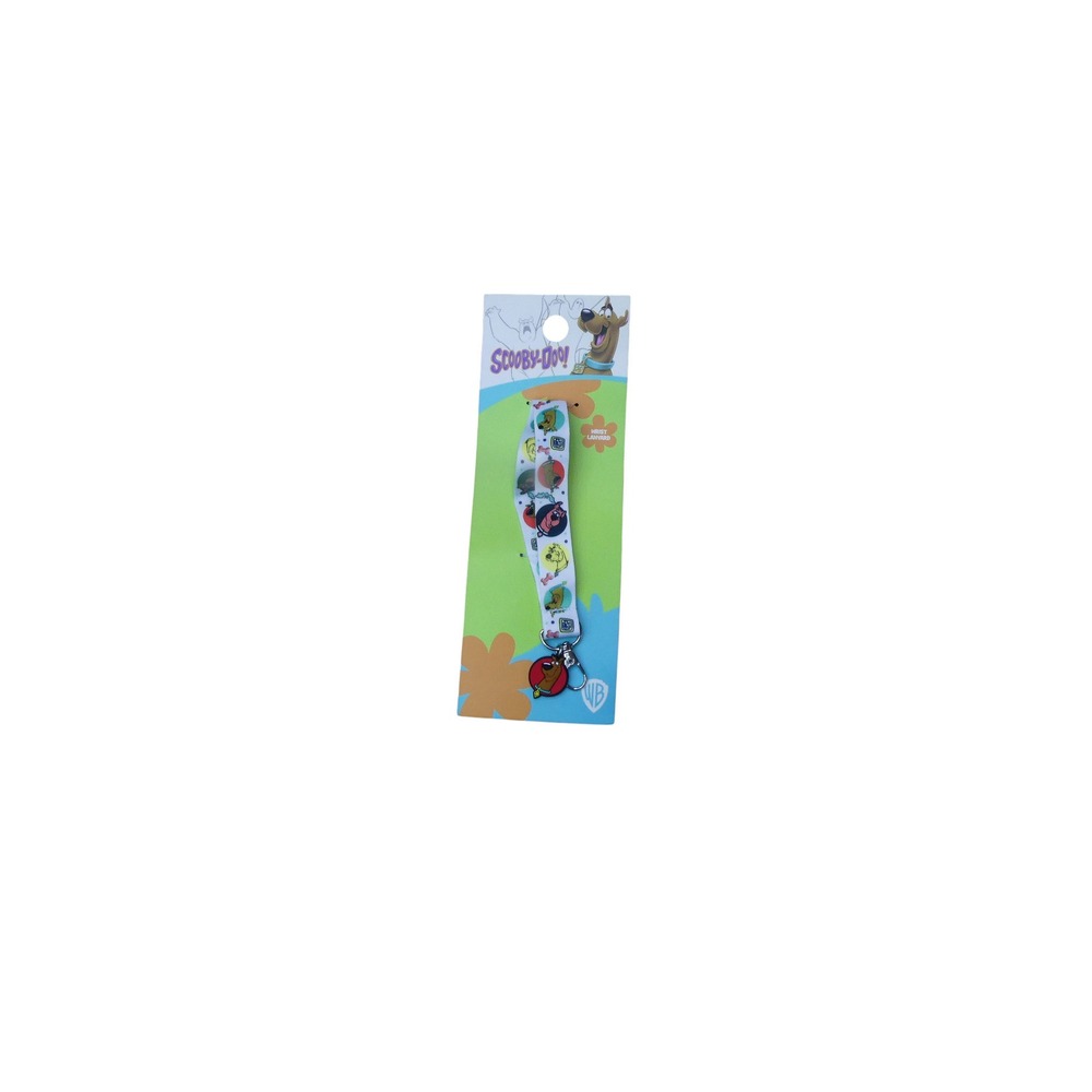 Scooby-Doo Wrist Lanyard Unisex OS White Mystery Inc Gang Charm VL700788RL.WM